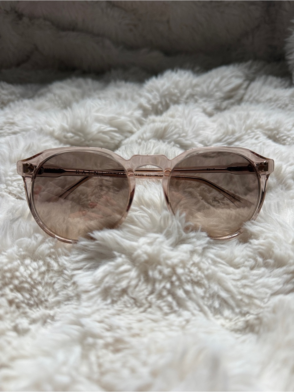RAEN Remmy52 Vintage Taupe Blush Brown Round Sunglasses